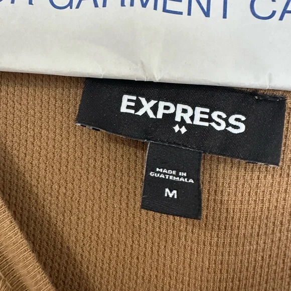 Express Men’s Two-Tone Long Sleeve Shirt - Picture 2 of 2